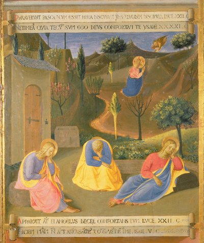 The Agony in the Garden (detail) by Fra Angelico